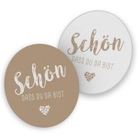 Bierdeckel Schön, dass du da bist