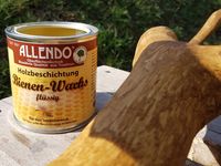 danach mit Bienenwachs behandeln